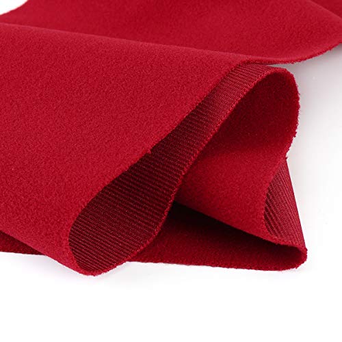 TOPWA Mantel profesional de billar de billar de 9 pies de fieltro para mesa de billar (rojo)