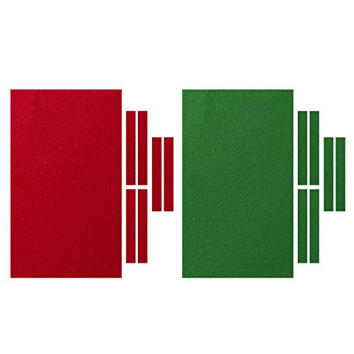 TOPWA Mantel profesional de billar de billar de 9 pies de fieltro para mesa de billar (rojo)