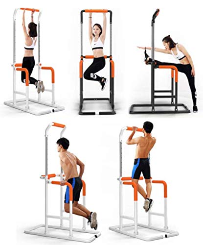 Torre de energía, soporte de inmersión Torre de energía, soportes de inmersión para entrenamiento de fuerza de gimnasio en casa, barras paralelas individuales de columna elástica, carga máxima 120 k Torre de energía, soporte de inmersión Torre de energía, soportes de inmersión para entrenamiento de fuerza de gimnasio en casa, barras paralelas individuales de columna elástica, carga máxima 120 k