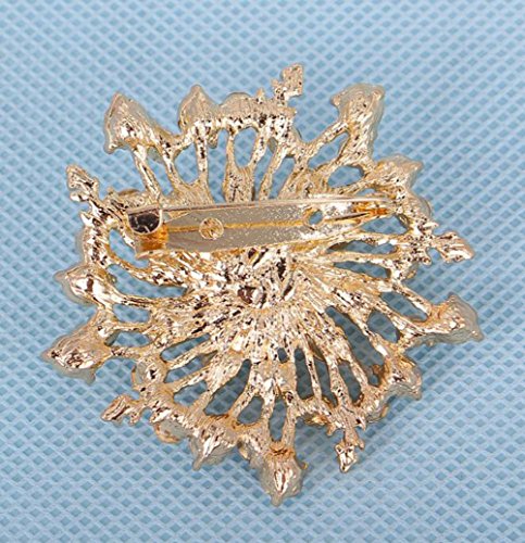 Toruiwa 1X Broches de bisuteria Broches de Ropa Broches para Vestidos Joyeria Antigua Vintage Mujer Broche de Diamantes de imitación Femenino 5.3 * 5.3cm Toruiwa 1X Broches de bisuteria Broches de Ropa Broches para Vestidos Joyeria Antigua Vintage Mujer Broche de Diamantes de imitación Femenino 5.3 * 5.3cm