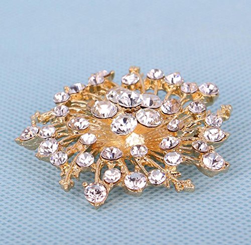 Toruiwa 1X Broches de bisuteria Broches de Ropa Broches para Vestidos Joyeria Antigua Vintage Mujer Broche de Diamantes de imitación Femenino 5.3 * 5.3cm Toruiwa 1X Broches de bisuteria Broches de Ropa Broches para Vestidos Joyeria Antigua Vintage Mujer Broche de Diamantes de imitación Femenino 5.3 * 5.3cm