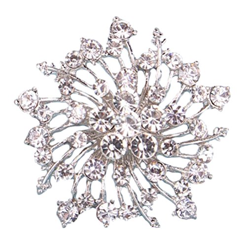Toruiwa 1X Broches de bisuteria Broches de Ropa Broches para Vestidos Joyeria Antigua Vintage Mujer Broche de Diamantes de imitación Femenino 5.3 * 5.3cm Toruiwa 1X Broches de bisuteria Broches de Ropa Broches para Vestidos Joyeria Antigua Vintage Mujer Broche de Diamantes de imitación Femenino 5.3 * 5.3cm