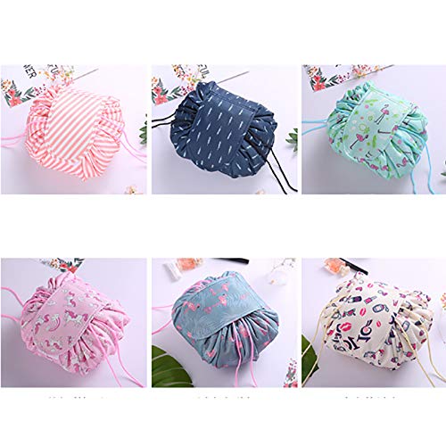 toruiwa – Bolsa de aseo bolsa Cosmética de almacenamiento con cordón para gimnasia viaje deporte 53 * 68cm Bleu Foncé toruiwa – Bolsa de aseo bolsa Cosmética de almacenamiento con cordón para gimnasia viaje deporte 53 * 68cm Bleu Foncé