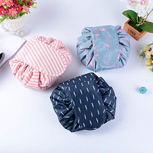 toruiwa – Bolsa de aseo bolsa Cosmética de almacenamiento con cordón para gimnasia viaje deporte 53 * 68cm Bleu Foncé toruiwa – Bolsa de aseo bolsa Cosmética de almacenamiento con cordón para gimnasia viaje deporte 53 * 68cm Bleu Foncé