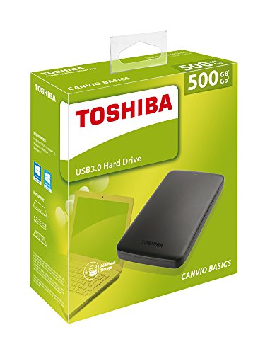 Toshiba HDTB305EK3AA - Disco duro de 500 GB, color negro