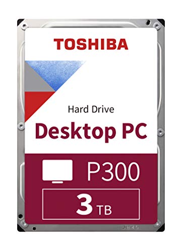 TOSHIBA P300 Disco duro interno 3 TB – 3,5" (pulgadas) – Disco duro SATA (HDD) – 7200 RPM – 6 GB/s – Para juegos, ordenadores, equipos de escritorio, estaciones de trabajo y más TOSHIBA P300 Disco duro interno 3 TB – 3,5" (pulgadas) – Disco duro SATA (HDD) – 7200 RPM – 6 GB/s – Para juegos, ordenadores, equipos de escritorio, estaciones de trabajo y más