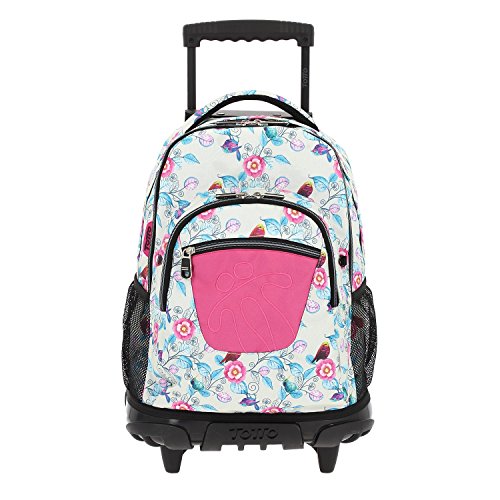 TOTTO Mochilas Escolares con Ruedas, Mochilas Grandes Infantiles Estampados - Mochilas