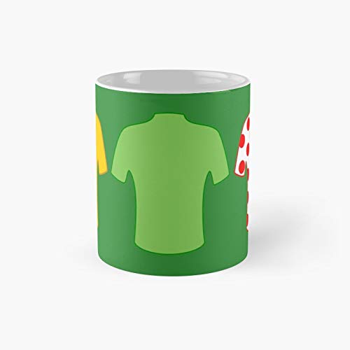 Tour De France Jerseys Classic Mug 11, 15 Oz. Tour De France Jerseys Classic Mug 11, 15 Oz.