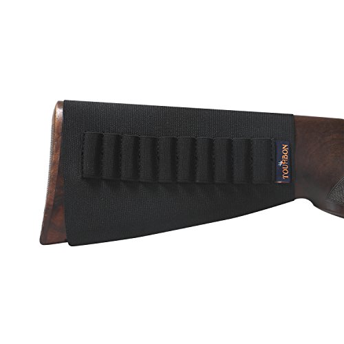Tourbon Bolsa de Culata Negro de Elástico Soportar 10 Rifle Balas- Dobles Manos Tourbon Bolsa de Culata Negro de Elástico Soportar 10 Rifle Balas- Dobles Manos