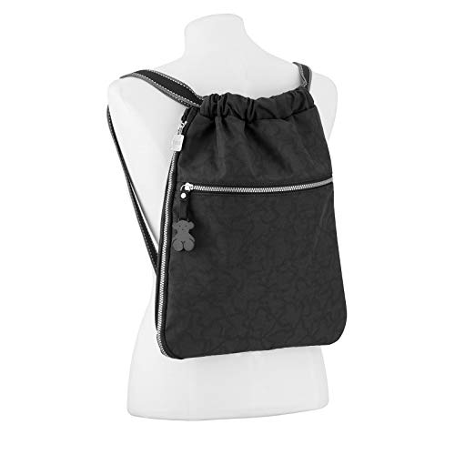 Tous Caine Kaos N, Bolso Mochila para Mujer, Multicolor (Antracita/Negro 295810275), 33x38x6 cm (W x H x L) Tous Caine Kaos N, Bolso Mochila para Mujer, Multicolor (Antracita/Negro 295810275), 33x38x6 cm (W x H x L)