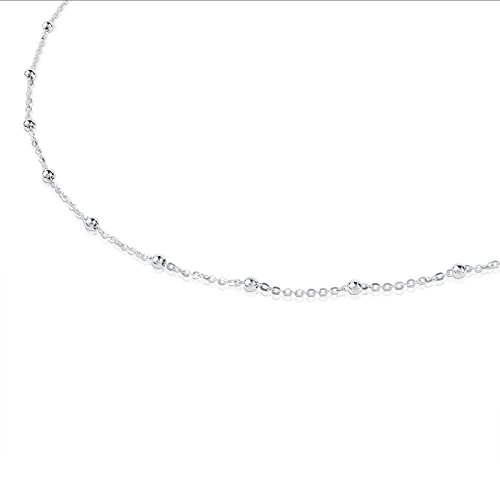 TOUS - Gargantilla Corta de Plata de Primera Ley con Detalles - 45,5 cm de Largo TOUS - Gargantilla Corta de Plata de Primera Ley con Detalles - 45,5 cm de Largo