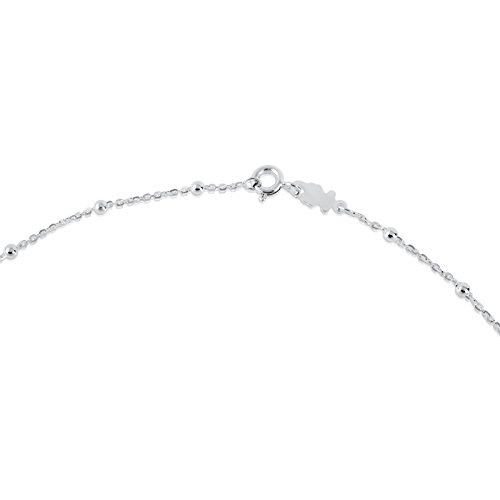 TOUS - Gargantilla Corta de Plata de Primera Ley con Detalles - 45,5 cm de Largo TOUS - Gargantilla Corta de Plata de Primera Ley con Detalles - 45,5 cm de Largo