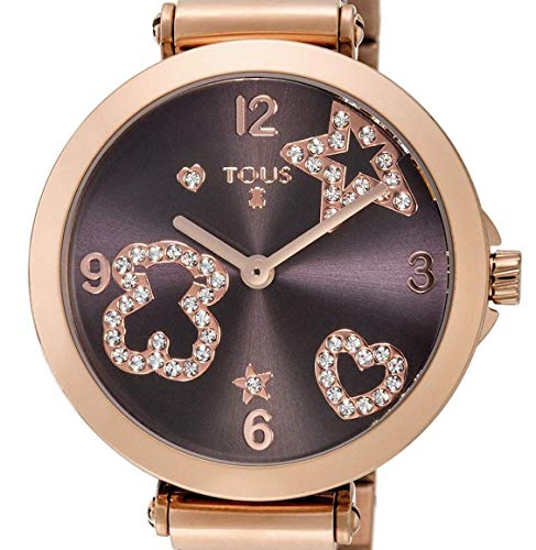 Tous Reloj Analógico para Mujer de Cuarzo con Correa en Acero Inoxidable 8431242904917 Tous Reloj Analógico para Mujer de Cuarzo con Correa en Acero Inoxidable 8431242904917