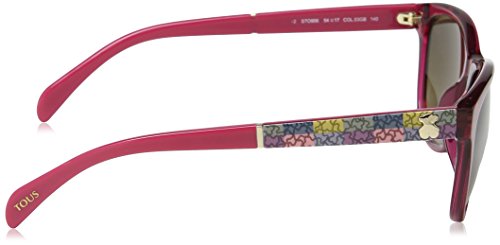 TOUS STO906-5403GB Gafas de Sol, Shiny Fuchsia, 54 para Mujer