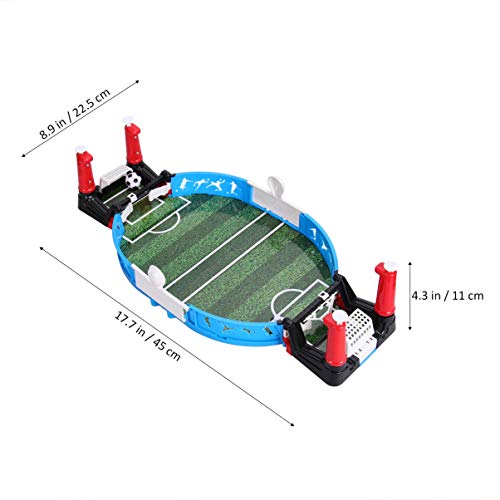 TOYANDONA 1Pc Mini Soccer Football Machine Finger Battle Juego de Fútbol Atlético Interactivo Juguetes Deportivos de Escritorio para Niños Pequeños