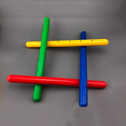 TOYANDONA 3 Piezas Pista Relé Baton Competencia Relevo Palos Portátil Danza Gimnasia Deporte Juego Relevo Palos para Deporte Juego Escuela Adultos Niños (25 Cm Color Aleatorio Entrega Aleatoria)