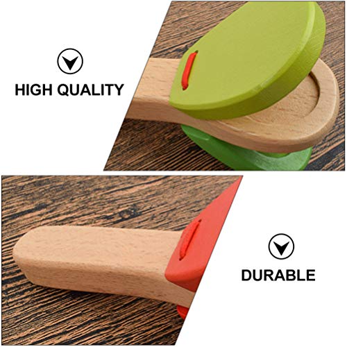 TOYANDONA 3 Unids Niños Castañuelas de Madera Juguete de Madera Badajo Castañuela Badajo de Madera Percusión Musical Castañuelas Juguete Educativo Bebé Juguetes de Aprendizaje Temprano TOYANDONA 3 Unids Niños Castañuelas de Madera Juguete de Madera Badajo Castañuela Badajo de Madera Percusión Musical Castañuelas Juguete Educativo Bebé Juguetes de Aprendizaje Temprano
