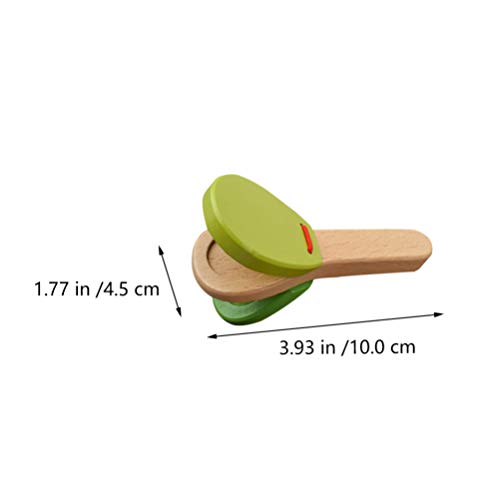 TOYANDONA 3 Unids Niños Castañuelas de Madera Juguete de Madera Badajo Castañuela Badajo de Madera Percusión Musical Castañuelas Juguete Educativo Bebé Juguetes de Aprendizaje Temprano TOYANDONA 3 Unids Niños Castañuelas de Madera Juguete de Madera Badajo Castañuela Badajo de Madera Percusión Musical Castañuelas Juguete Educativo Bebé Juguetes de Aprendizaje Temprano
