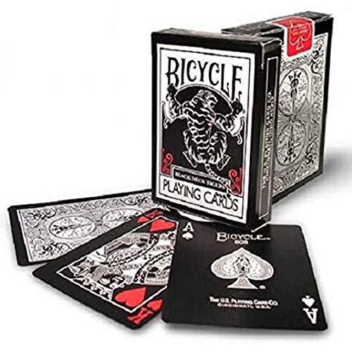 ToyCentre Cartas Bicycle Black Tiger Rojo y Blanco