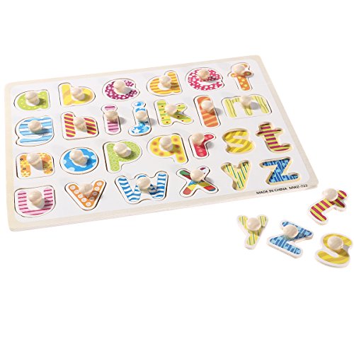 TOYMYTOY Puzzle de Madera Puzzle Siluetas Juguete Educativo Aprendizaje para Bebé Niños