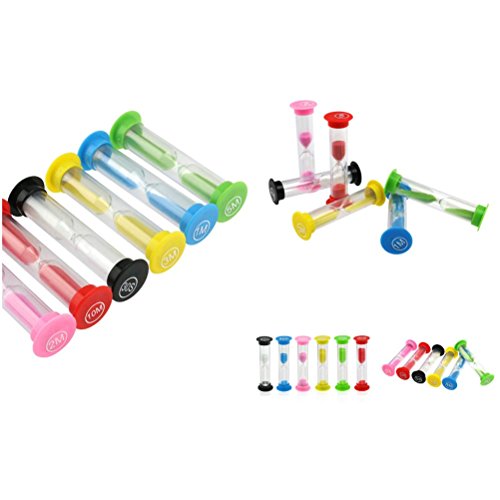 TOYMYTOY Reloj De Arena Temporizador 30 seg / 1minutos / 2minutos / 3minutos / 5minutos / 10 Minutos (6 Colores) TOYMYTOY Reloj De Arena Temporizador 30 seg / 1minutos / 2minutos / 3minutos / 5minutos / 10 Minutos (6 Colores)