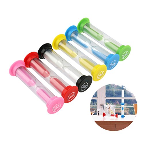 TOYMYTOY Reloj De Arena Temporizador 30 seg / 1minutos / 2minutos / 3minutos / 5minutos / 10 Minutos (6 Colores) TOYMYTOY Reloj De Arena Temporizador 30 seg / 1minutos / 2minutos / 3minutos / 5minutos / 10 Minutos (6 Colores)
