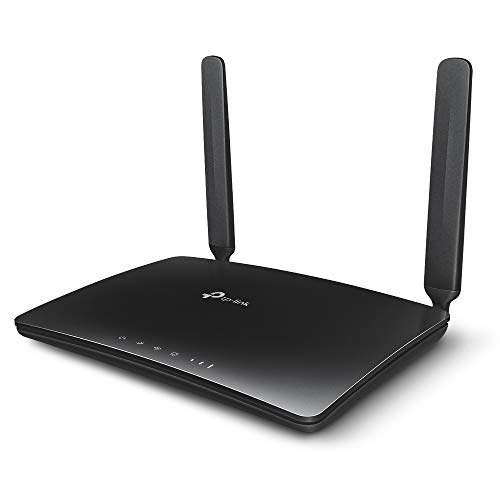 TP-Link Archer MR200 - Router WiFi 4G LTE AC750, Doble Banda, MicroSim, Antena desmontable, Puertos LAN/WAN, Compatible con todos los operadores, Fácil Configuración, Control Parental