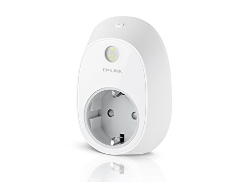 TP-Link HS100 - Enchufe Inteligente para Controlar Sus Dispositivos Desde Cualquier Lugar, sin Necesidad de Concentrador, Funciona con Amazon Alexa y Google Home e Ifttt, Wi-Fi Ready