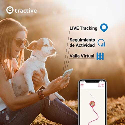 Tractive GPS Dog 4 - Localizador GPS Perros y Seguimiento de Actividad sin límite de Distancia, Resistente al Agua Tractive GPS Dog 4 - Localizador GPS Perros y Seguimiento de Actividad sin límite de Distancia, Resistente al Agua