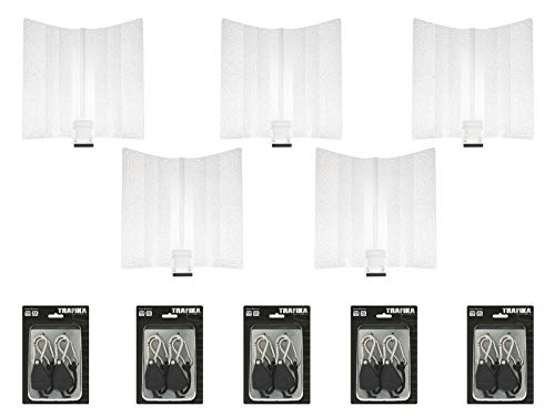TRAFIKA Pack 5 REFLECTORES Estuco para Bombillas de Sodio 400W - 600W HPS 5 Rope Ratchets POLEAS para Armarios Cultivo de Interior Hidroponía Stuko Stuco TRAFIKA Pack 5 REFLECTORES Estuco para Bombillas de Sodio 400W - 600W HPS 5 Rope Ratchets POLEAS para Armarios Cultivo de Interior Hidroponía Stuko Stuco