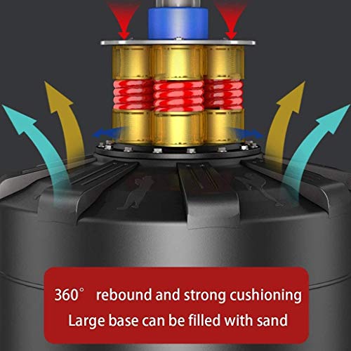 Trainer de Velocidad de Boxeo Altura Ajustable Bolsa de Bola de Bola de perforación, Bolsa de perforación Bolsa de Boxeo sólida con Ventosa, Alivio de estrés y Aptitud, Freestanding Ballo de Boxeo de