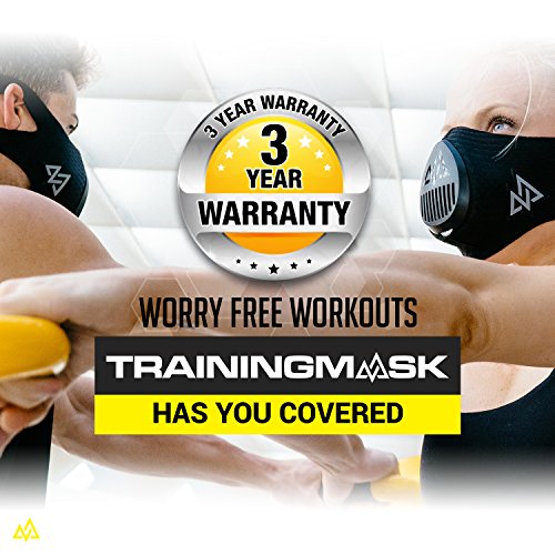 TRAININGMASK Máscara de Entrenamiento 3.0, Unisex, TRMASK3-S, Negro, S/45-69 kg