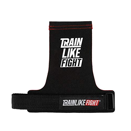 TRAINLIKEFIGHT Icon Red 0H - Calleras para Crossfit, calistenia, Ejercicios gimnásticos, protección para Tus Manos. (S)