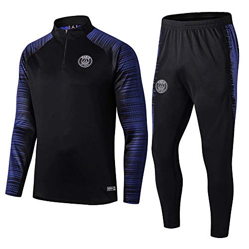 Traje de Entrenamiento de fĂștbol Traje de Club Camiseta de Manga Larga Uniforme de fĂștbol Competencia Traje Pantalones Hombres, M, 1 Traje de Entrenamiento de fĂștbol Traje de Club Camiseta de Manga Larga Uniforme de fĂștbol Competencia Traje Pantalones Hombres, M, 1