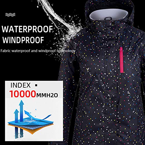 Traje De Esquiar Mujer Chaqueta Y Pantalones Esquí De Invierno Térmico Pantalones Impermeables A Prueba De Viento Conjunto Chaqueta Snowboard Montaña Para Deportes Al Aire Libre,Fluorescent green,XL Traje De Esquiar Mujer Chaqueta Y Pantalones Esquí De Invierno Térmico Pantalones Impermeables A Prueba De Viento Conjunto Chaqueta Snowboard Montaña Para Deportes Al Aire Libre,Fluorescent green,XL