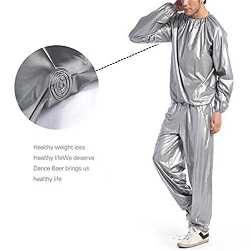 Traje de Sauna Traje de Sudadera para Hombres y Mujeres sin Metales Pesados y ftalatos CTI Probado, Sauna de Traje de Entrenamiento de Boxeo Gimnasio sudoración Deportiva Traje de Sauna Traje de Sudadera para Hombres y Mujeres sin Metales Pesados y ftalatos CTI Probado, Sauna de Traje de Entrenamiento de Boxeo Gimnasio sudoración Deportiva