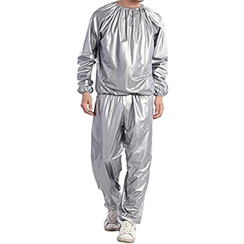 Traje de Sauna Traje de Sudadera para Hombres y Mujeres sin Metales Pesados y ftalatos CTI Probado, Sauna de Traje de Entrenamiento de Boxeo Gimnasio sudoración Deportiva Traje de Sauna Traje de Sudadera para Hombres y Mujeres sin Metales Pesados y ftalatos CTI Probado, Sauna de Traje de Entrenamiento de Boxeo Gimnasio sudoración Deportiva