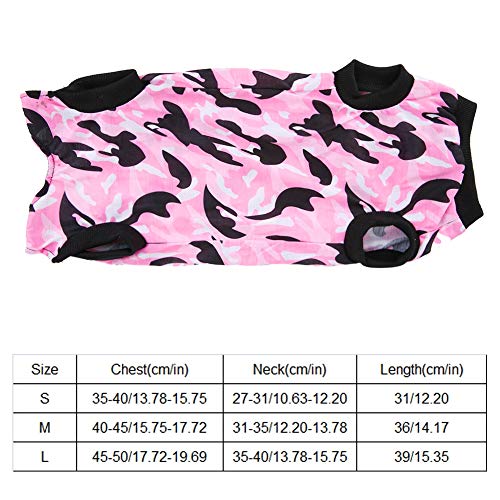 Trajes de recuperación para perros, chaleco de recuperación de cirugía suave, protector de heridas abdominales de cuello electrónico para cachorros, protección médica para ropa quirúrgica(S-Rojo) Trajes de recuperación para perros, chaleco de recuperación de cirugía suave, protector de heridas abdominales de cuello electrónico para cachorros, protección médica para ropa quirúrgica(S-Rojo)