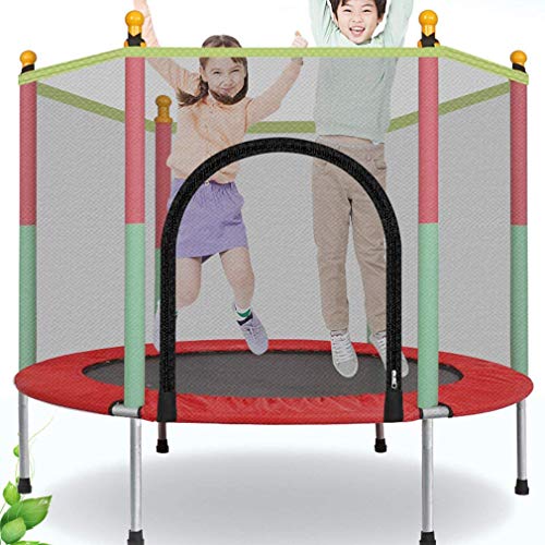 Trampolín Al Aire Libre, Cama Elástica Para Niños Para El Salto Fitness Peso Máximo 200 Kg Trampolín Para Ejercicios Para Interiores Y Jardines Con Red De Seguridad Completa, Cubierta De Borde