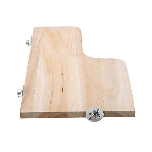Trampolín de Madera - Plataforma de Madera para Jaula de hámster, Juguete en Forma de L Juguete de trampolín de Madera para Saltar Trampolín de Madera - Plataforma de Madera para Jaula de hámster, Juguete en Forma de L Juguete de trampolín de Madera para Saltar