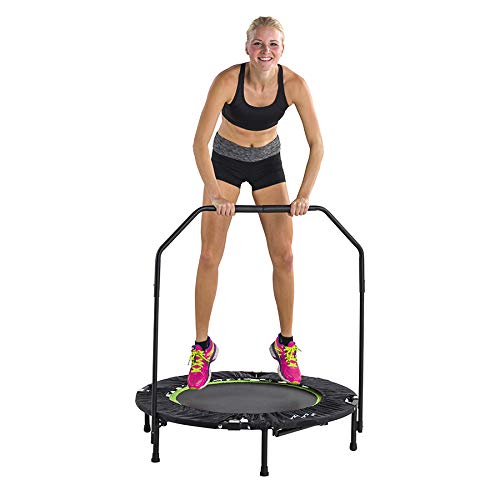 Trampolín Plegable Fitness 104 cm de diámetro / Rebounder Trampolin / Mango Regulable - Ideal para Ejercicios en Casa Trampolín Plegable Fitness 104 cm de diámetro / Rebounder Trampolin / Mango Regulable - Ideal para Ejercicios en Casa