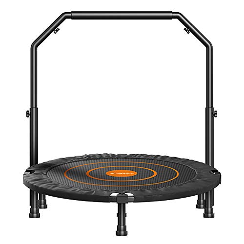 Trampoline Para Adultos, Deportivo Y De Fitness con Reposabrazos Ajustables, Plegable para Adultos Y Niños, para Ejercicio En Interiores Y Exteriores/Peso Máximo De 150kg Trampoline Para Adultos, Deportivo Y De Fitness con Reposabrazos Ajustables, Plegable para Adultos Y Niños, para Ejercicio En Interiores Y Exteriores/Peso Máximo De 150kg