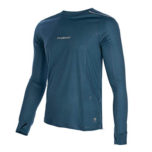 Trangoworld Bailo Camiseta, Hombre, Azul Ceramica, L Trangoworld Bailo Camiseta, Hombre, Azul Ceramica, L