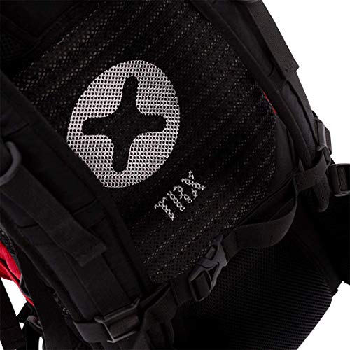 Trangoworld Mochila Mezak 35, Unisex, Rojo/Negro, Talla única Trangoworld Mochila Mezak 35, Unisex, Rojo/Negro, Talla única