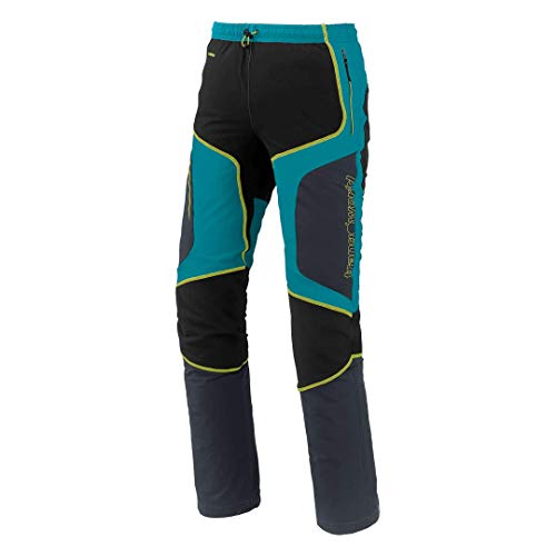 Trangoworld Sannat SN Pantalón Largo, Mujer, Multicolor (Agua/Antracita), MA