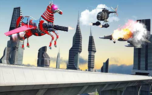 Transformación multi robot de la policía estadounidense: juegos de caballos salvajes Transformación multi robot de la policía estadounidense: juegos de caballos salvajes