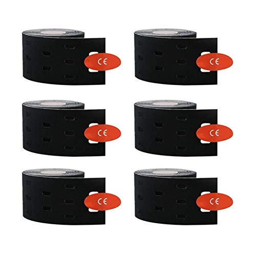 Transpirable e impermeable 3/6 Rolls perforadas Kinesiología cinta perforada transpirable elástico Deportes Cinta estrés alivio del dolor muscular de deporte ajustada Cinta Para correr y andar en bici Transpirable e impermeable 3/6 Rolls perforadas Kinesiología cinta perforada transpirable elástico Deportes Cinta estrés alivio del dolor muscular de deporte ajustada Cinta Para correr y andar en bici