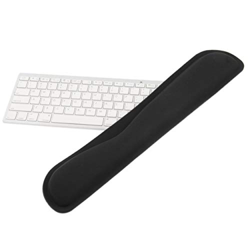 Tree-on-Life Escritorio Antideslizante Negro Gel reposamuñecas Apoyo Almohadilla cómoda para PC Teclado para Juegos de computadora Plataforma elevada Manos Negro