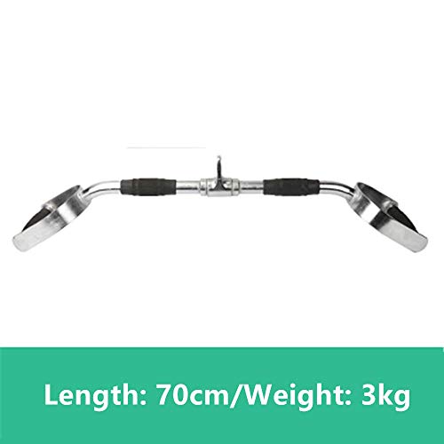 Triceps Cuerda,Barra Recta giratoria,Correas Tobillos,Mango de Remo Paralelo en V,Barra de poleas,Mango de Resistencia para Ejercicios,Equipo Deportivo de Entrenamiento - Lat Bar con Asas-70cm Triceps Cuerda,Barra Recta giratoria,Correas Tobillos,Mango de Remo Paralelo en V,Barra de poleas,Mango de Resistencia para Ejercicios,Equipo Deportivo de Entrenamiento - Lat Bar con Asas-70cm