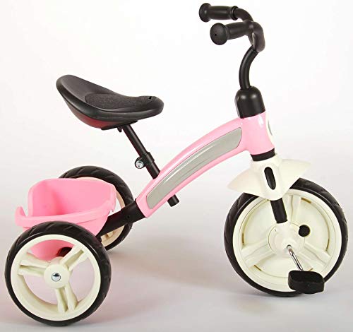 Triciclo Niño Niña Chico Chica Q-Play Elite Contenedor Trasero Rosa